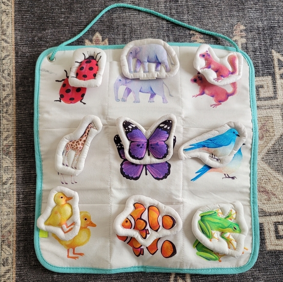 lovevery Toys Lovevery Animal Matching Quilted Hanging Educational Toy Poshmark
